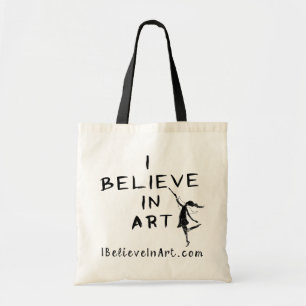 Tote Bag Fée d'art : Je crois à l'art promotionnel