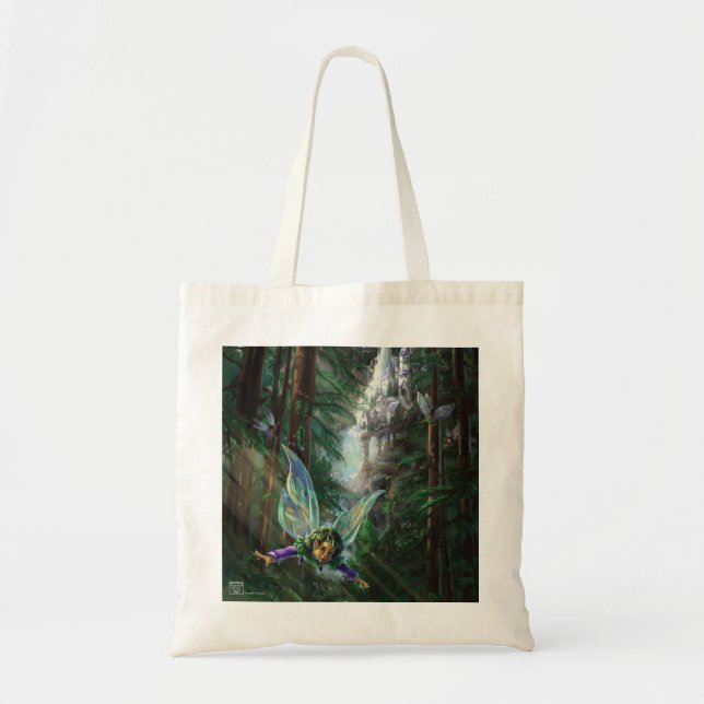 Tote Bag Fées des Bois et Château de la Cascade (Devant)