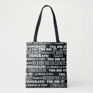 Tote Bag Félicitations aux diplômés Fourre-tout