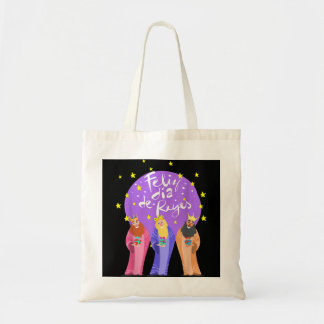 Tote Bag Feliz Dia De Reyes Noël Joyeux Trois Rois Da
