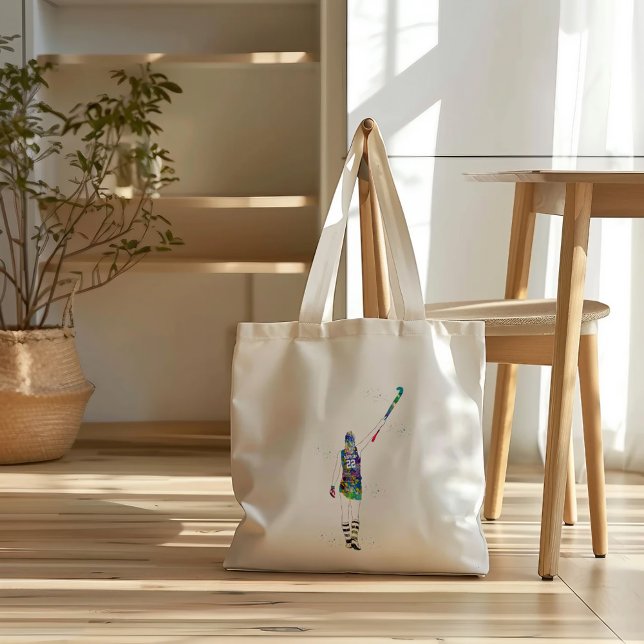 Tote Bag Female Field Hockey Player (Créateur téléchargé)