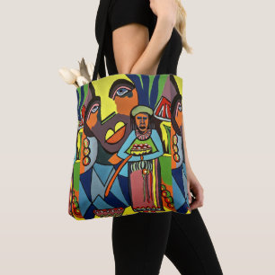 Tote Bag Femme africaine tribale 