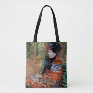 Tote Bag Femme assise sur un banc, Mary Cassatt