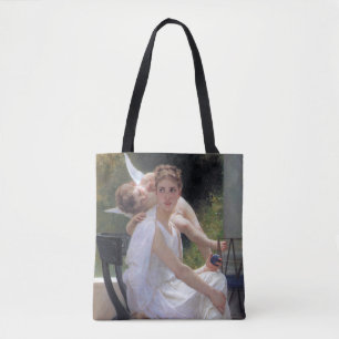 Tote Bag Femme avec Cupidon, Bouguereau