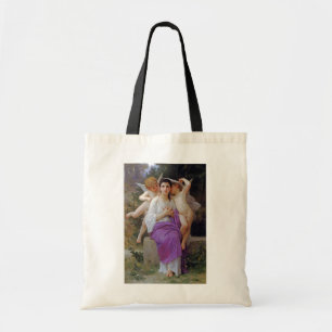 Tote Bag Femme avec Cupidon, Bouguereau