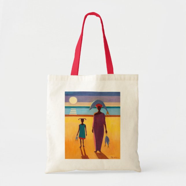 Tote Bag Femme avec des poissons (Devant)