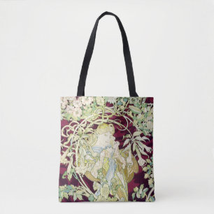Tote Bag Femme avec marguerite - Alphonse Mucha
