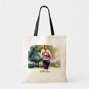 Tote Bag Femme courant dans le parc