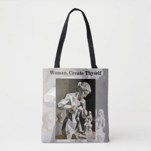 Tote Bag Femme, Crée-Toi – Autoportrait Construit