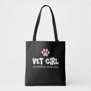 Tote Bag Femme de la technicienne vétérinaire adorable Am