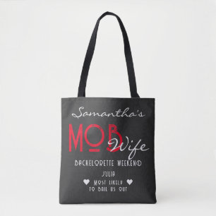Tote Bag Femme de Mob & Martini Noir Bach Enterrement de Vi