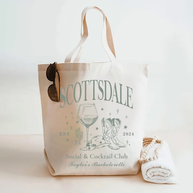 Tote Bag Femme d'honneur de la fête de célibataire Scottsda (Créateur téléchargé)