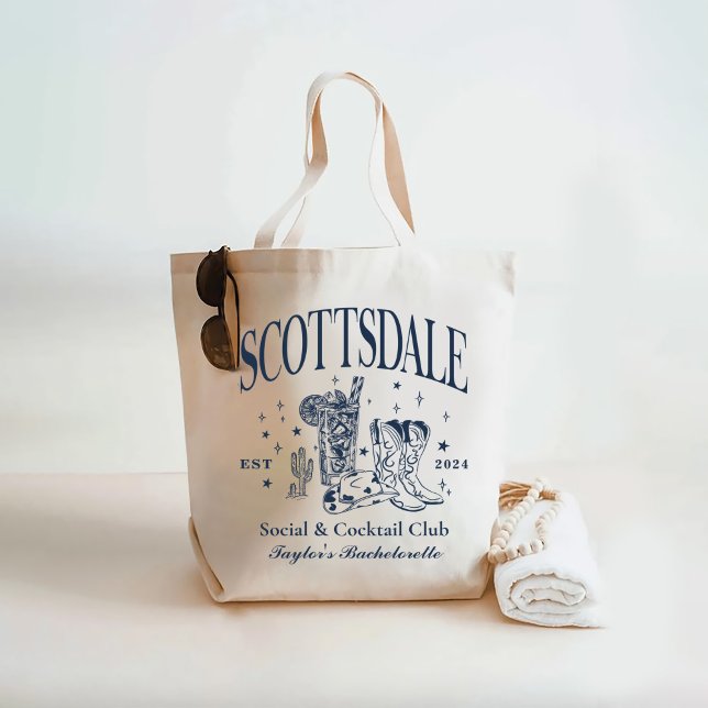 Tote Bag Femme d'honneur de la fête de célibataire Scottsda (Créateur téléchargé)