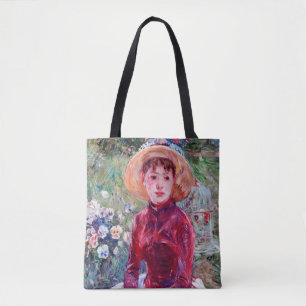 Tote Bag Femme en rouge, Berthe Morisot