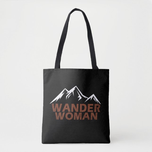 Tote Bag femme errante randonnée camping (Devant)
