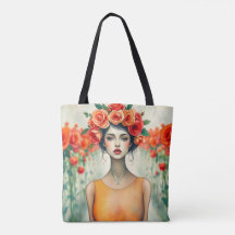 Femme et Rose