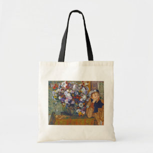 Tote Bag Femme et vase de fleurs, Edgar Degas