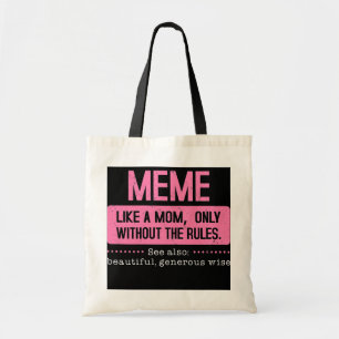 Tote Bag Femme Grand-mère Mème Drôle Définition Grand-mère