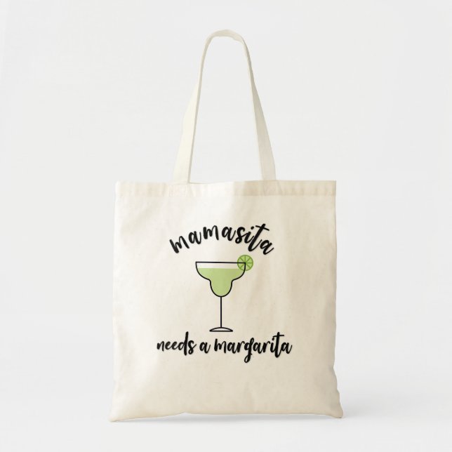 Tote Bag Femme Mamasita a besoin d'une Margarita drôle Mama (Devant)