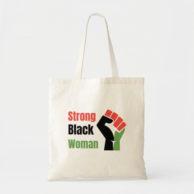 Tote Bag Femme noire forte (Devant)