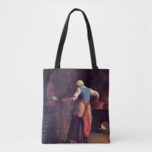 Tote Bag Femme Pain À Cuire, Jean-François Millet (Devant)