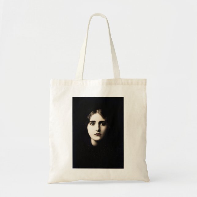 Tote Bag femme victorienne hantant, regard, crue (Devant)