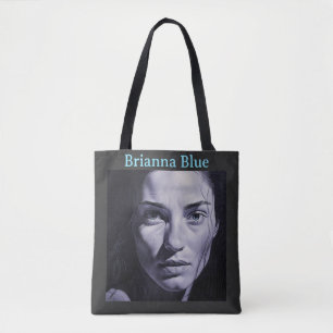 Tote Bag Femmes "Bleues Brianna" Au Charbon