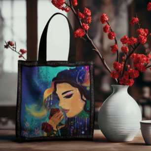Tote Bag Femmes fantaisistes avec des roses