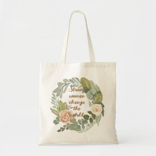 Tote Bag femmes fortes changer le monde 8 mars égalité