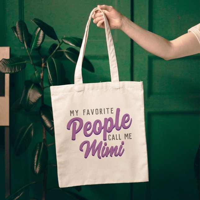 Tote Bag Femmes "Mon peuple favori m'appelle" (Créateur téléchargé)