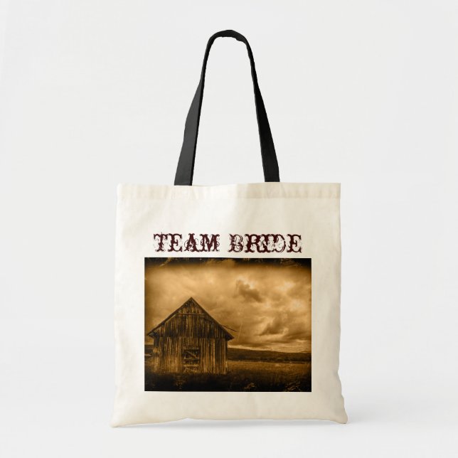 Tote Bag ferme rustique de l'ouest ferme ancienne grange ma (Devant)
