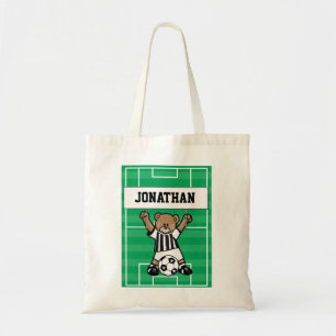 Tote Bag Festin mignon personnalisé d'anniversaire d'ours