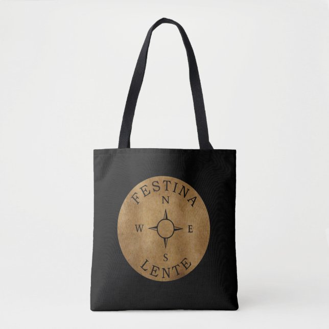 Tote Bag Festina lente (Devant)