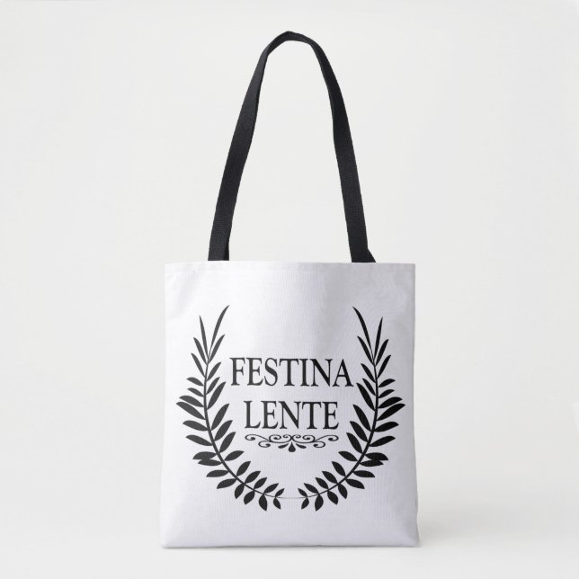 Tote Bag Festina lente (Devant)