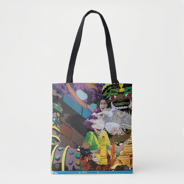 Tote Bag festival d'été de l'eau de la culture thaïlandaise (Devant)