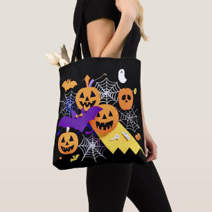 Tote Bag Festive coloré et élégant thème Halloween