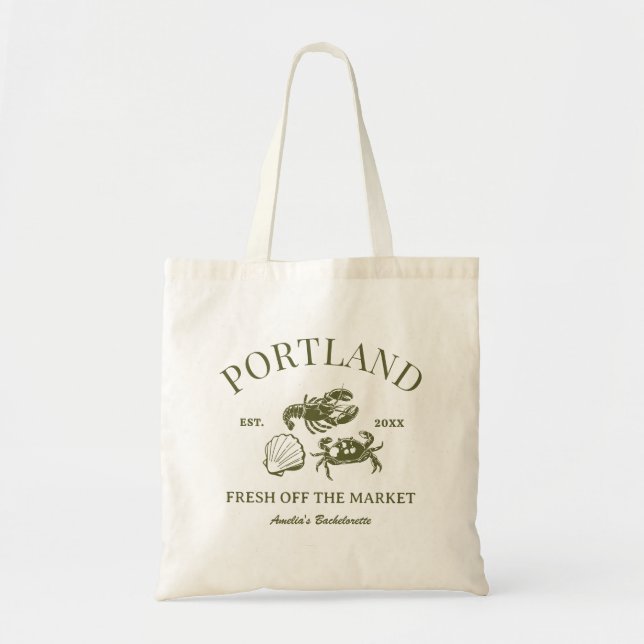 Tote Bag Fête De Bachelorette Fraîche Du Marché Fruits De M (Devant)