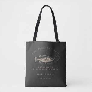 Tote Bag Fête de Bachelorette sur le thème de la pêche pers