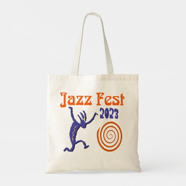 Tote Bag Fête de Jazz personnalisée Spiral (Dos)
