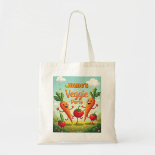 Tote Bag Fête de la nourriture personnalisée pour le dessin