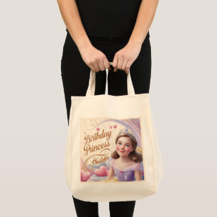 Tote Bag Fête de la princesse Joyeux anniversaire