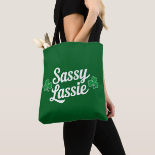 Tote Bag Fête de la Saint-Patrick Sassy Lassie Drôle d'Irla