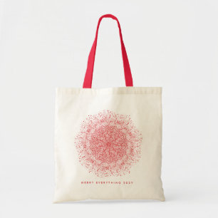 Tote Bag Fête de Noël de Flèche de neige personnalisée Four