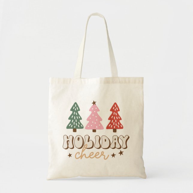 Tote Bag Fête de Noël Retro (Devant)