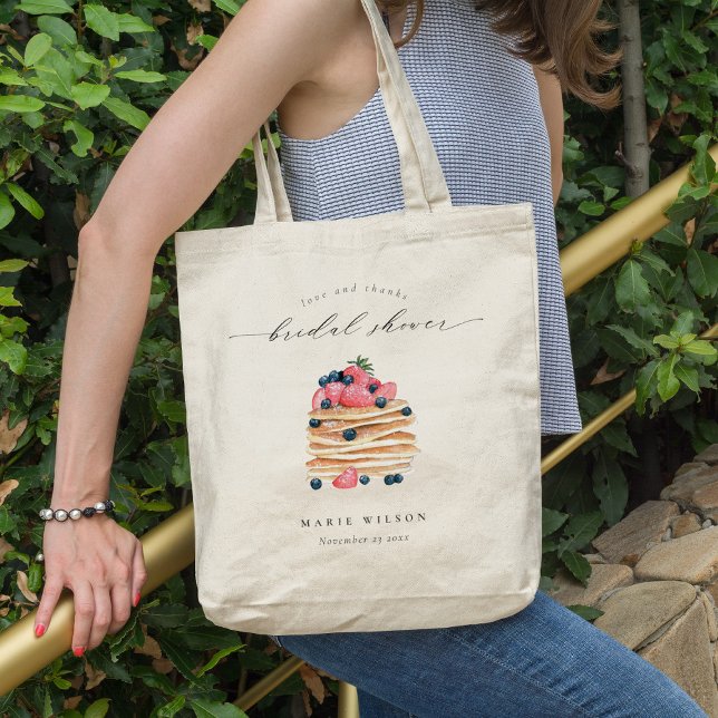Tote Bag Fête des mariées d'aquarelle rustique aux fruits m (Créateur téléchargé)