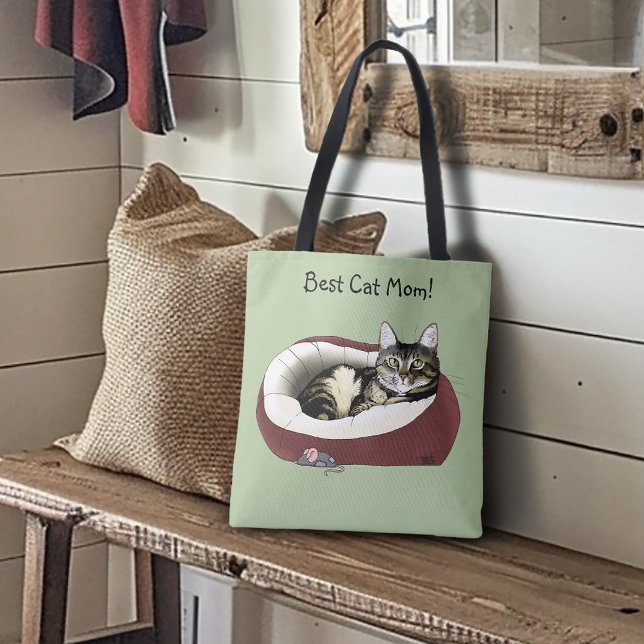 Tote Bag Fête des mères de chat (Créateur téléchargé)