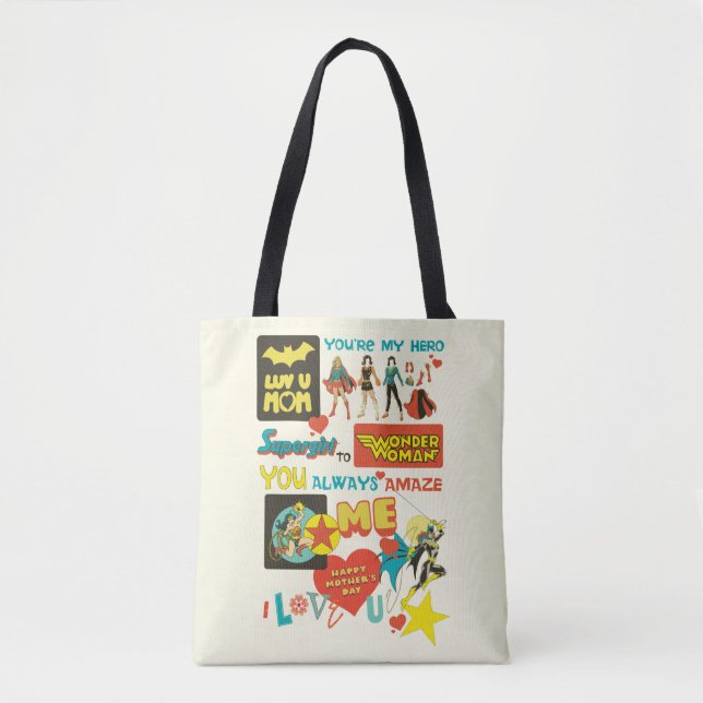 Tote Bag Fête des mères | Vous êtes mon héros (Devant)