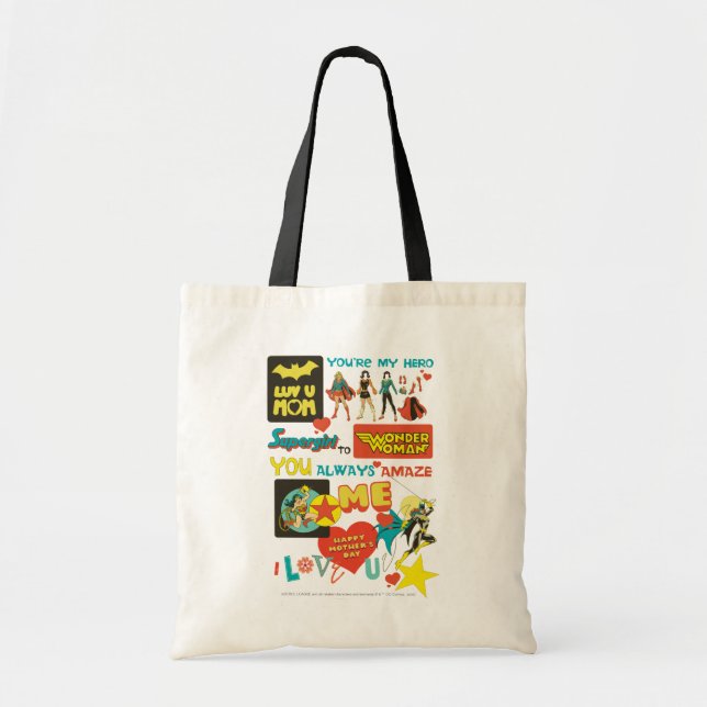 Tote Bag Fête des mères | Vous êtes mon héros (Devant)