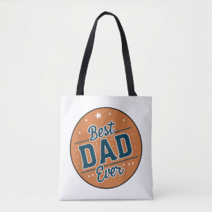 Tote Bag Fête des Pères Meilleur Papa du Monde