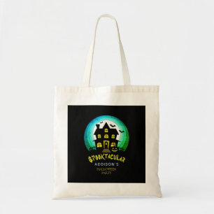 Tote Bag Fête d'Halloween Maison Fantôme Extraordinaire
